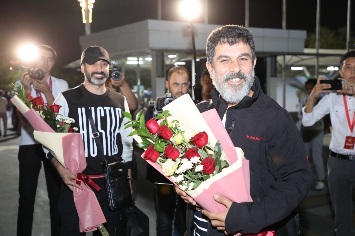 Guests were greeted at the Islam Karimov Tashkent International Airport