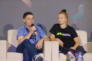 As part of the Tashkent International Film Festival, a master class was organized by Polish film director Jakub Skochen and actress Natalia Pitry